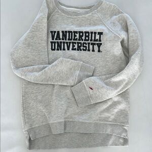League Gray Crew Neck Sweater Vanderbilt University